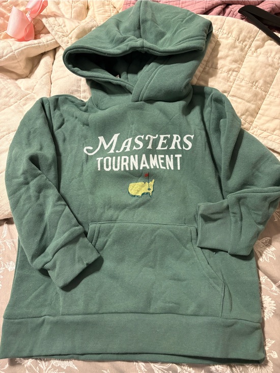 Masters Other - 2026 Kids Masters Green Pullover Hoodie with Emblem